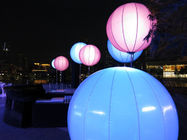 Dual Color White Led Light Up Balon Dengan Penggunaan Dekorasi Acara DMX